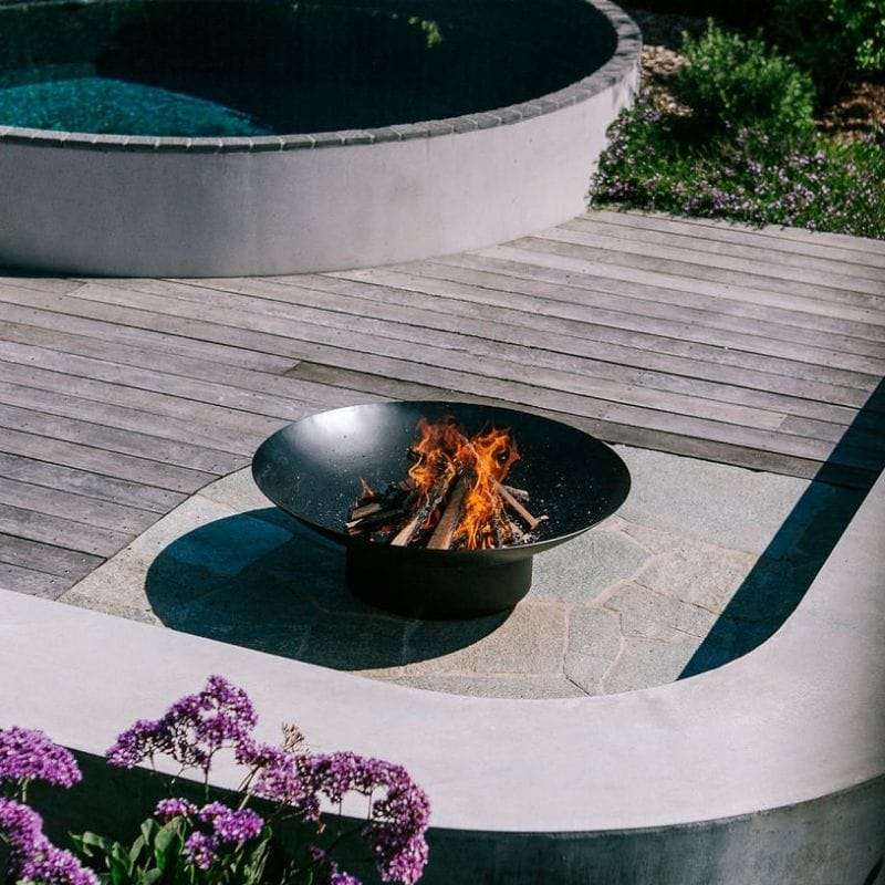 Milkcan Tucson 90 Black Fire Pit